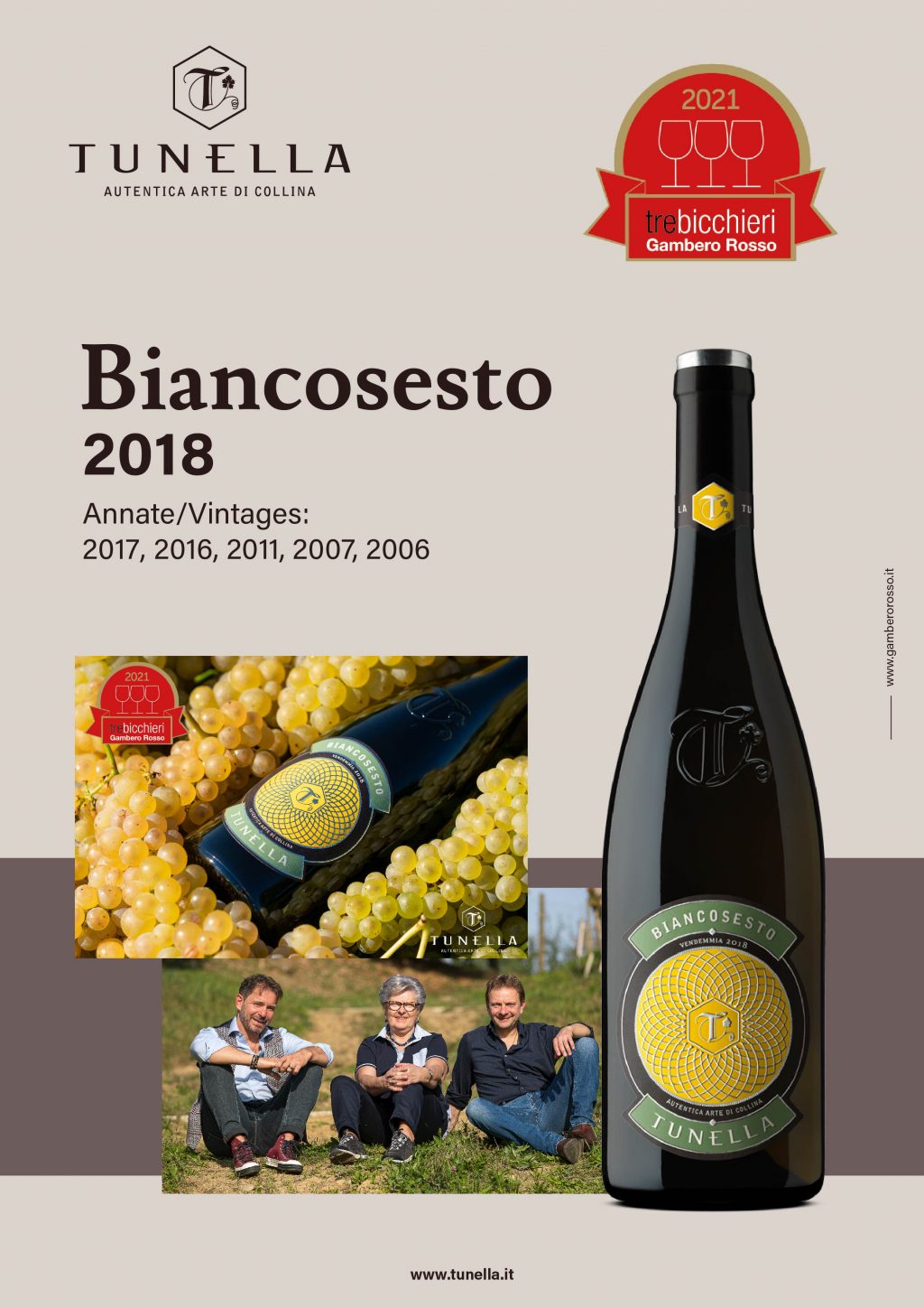 La Tunella Biancosesto 2018 Gambero Rosso Tre Bicchieri® 2021 9920